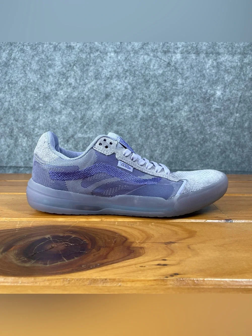 Vans EVDNT UltimateWaffle Mens 7 Womens 8.5 Lavender Purple Skate Shoes Sneakers